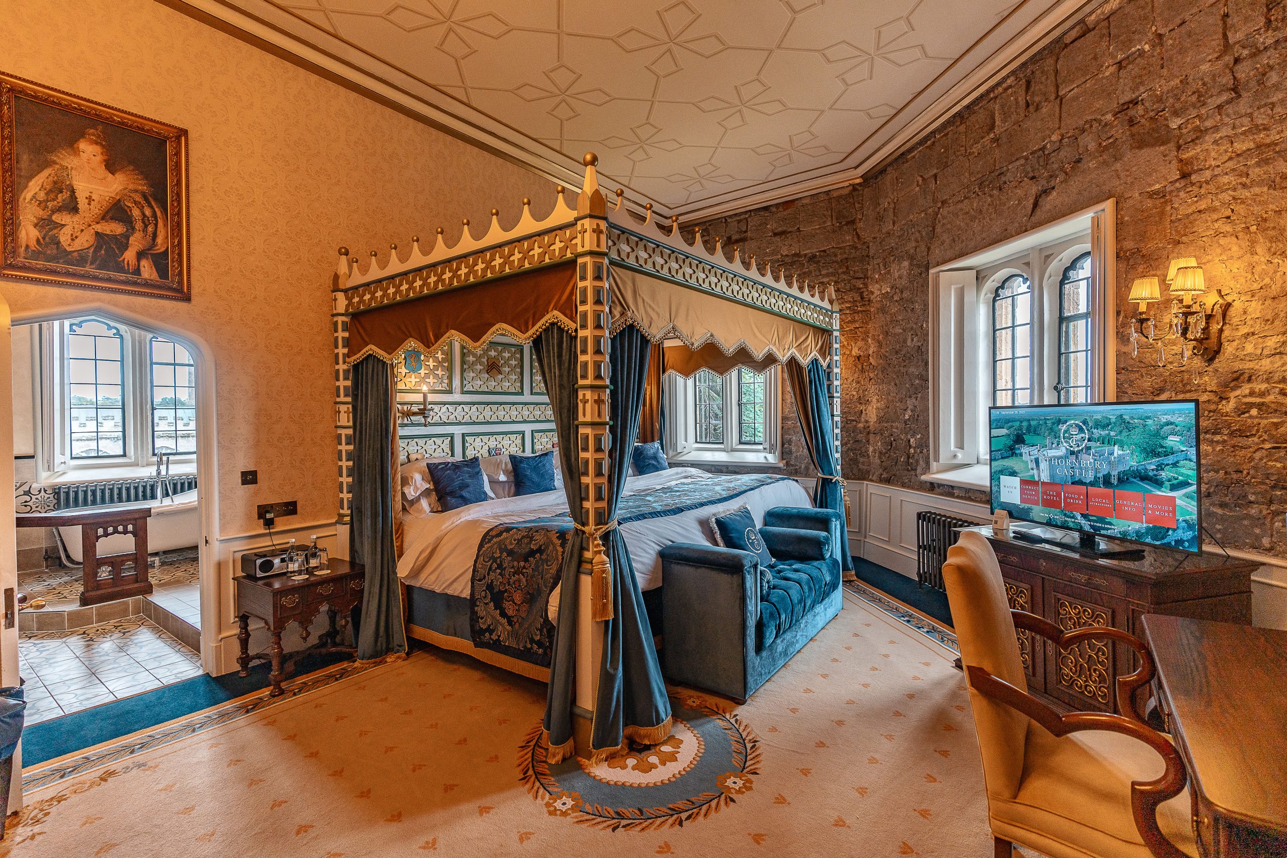 Catherine of Aragon Luxurious Tower Suite Thornbury Castle